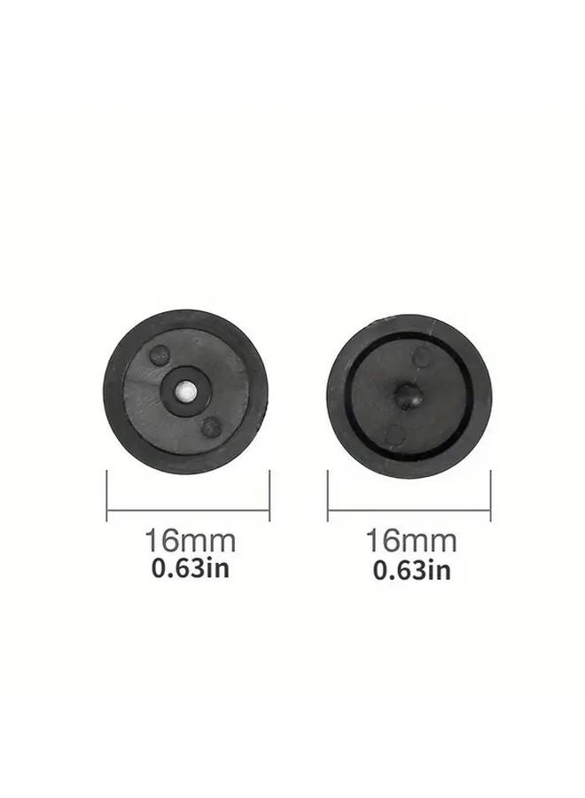 5pcs Black Car Seat Belt Buckle Stopper Locking Spacing Limiter Easy Install For All Vehicles - Image 4